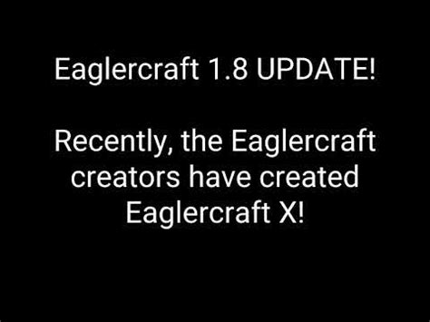 Eaglercraftx1.8  This is probably stupid but what if you put that 